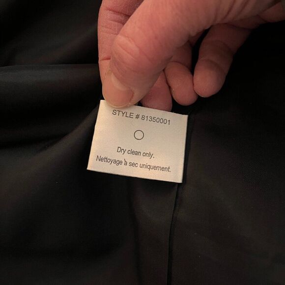 Vintage Club Monaco Wool/Viscose Double Breasted Peacoat XL in Black - Picture 4 of 5